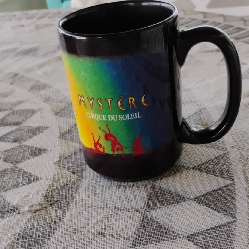 Cirque Du Soleil Mystere Ceramic Coffee Or Tea Mug.  Vintage